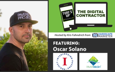 Oscar Solano with Interlocking Pavers Project, Digital Contractor Show Interview on Turf's Up Radio