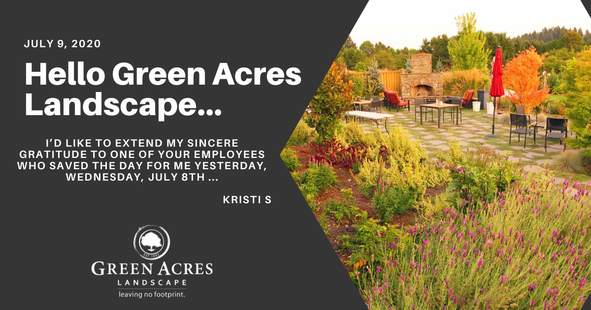 Hello Green Acres Landscape