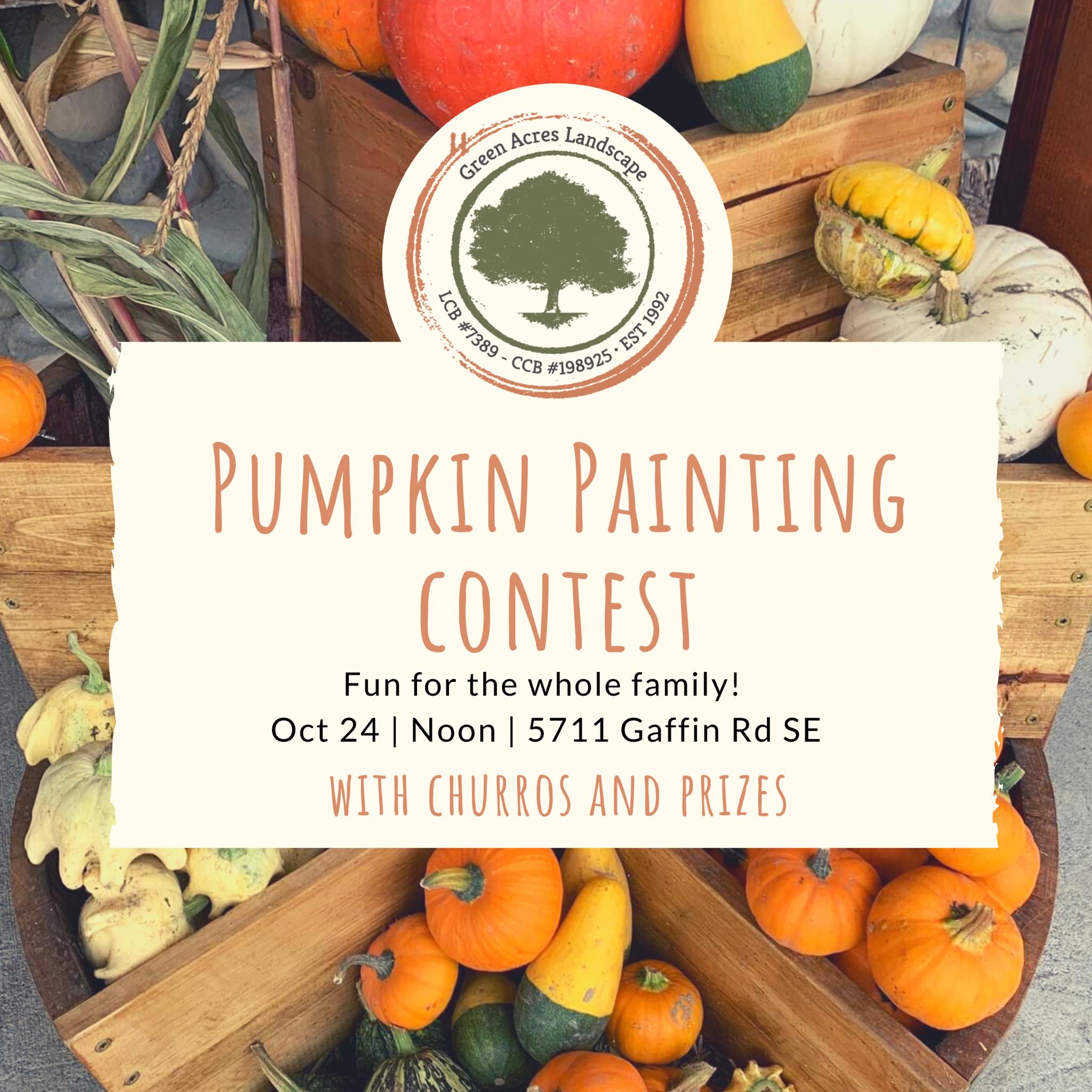 You're Invited: Pumpkin Painting Contest