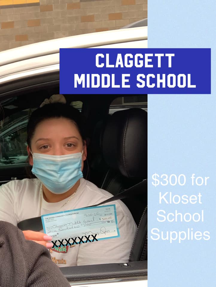 KCF Supports Local Keizer Schools With Donation to School Supply Fund