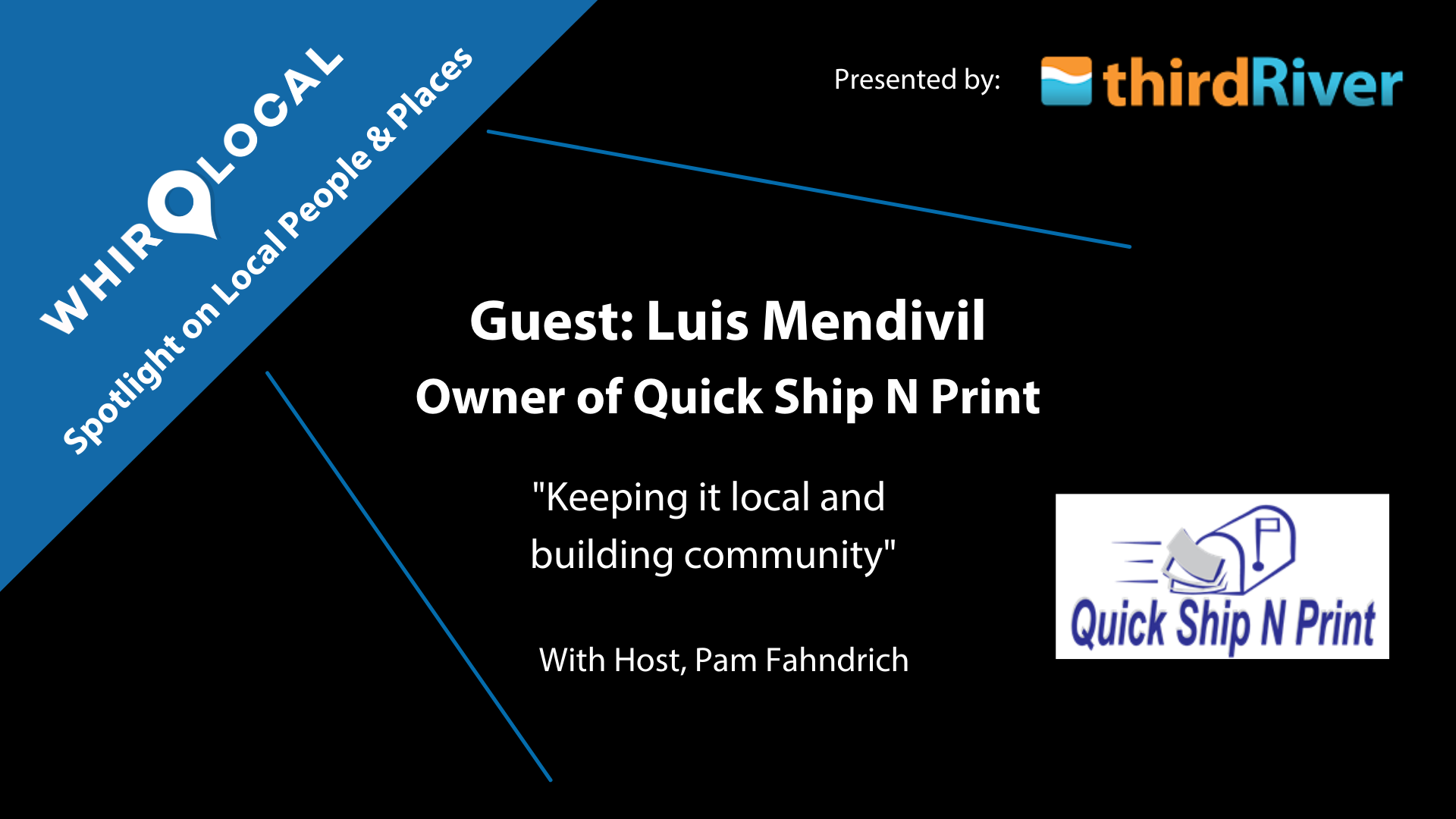 Interview with Luis Mendivil, owner of Quick Ship N Print