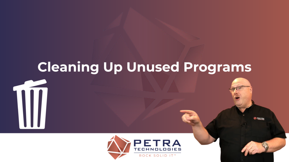 Cleaning Up Unused Programs