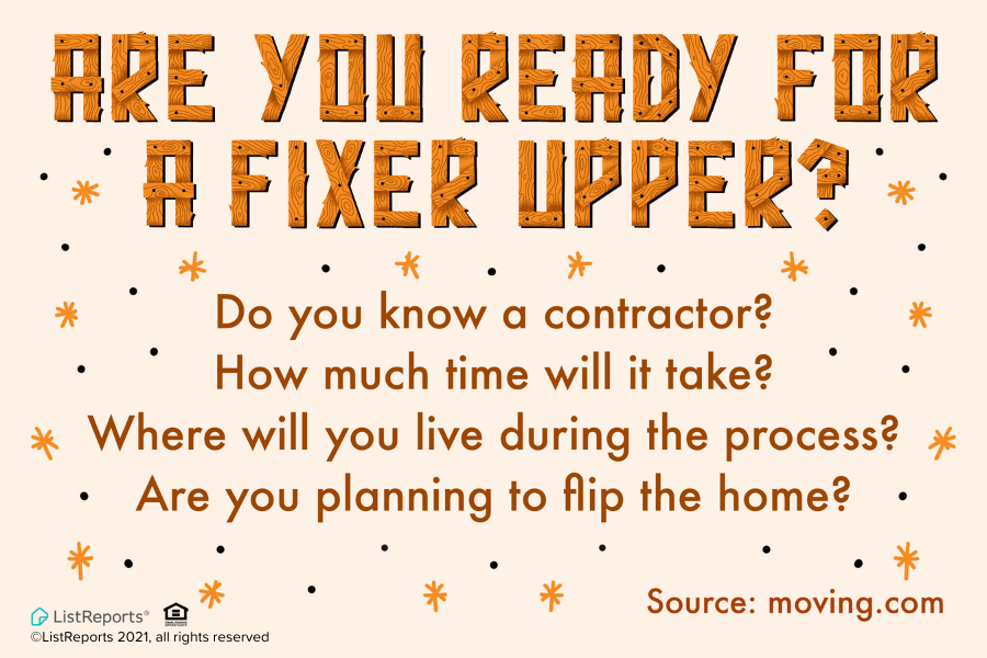 Are You Ready For A Fixer Upper?