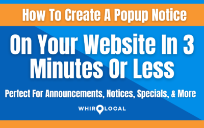 [New Video] How to create a popup on your website in 3 minutes or less