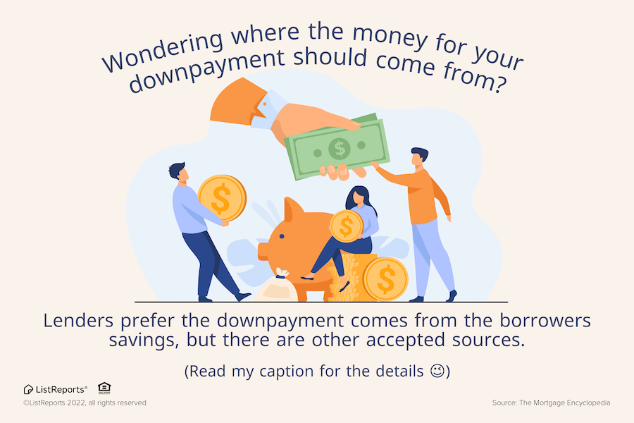 Where Should Your Down Payment Come From?
