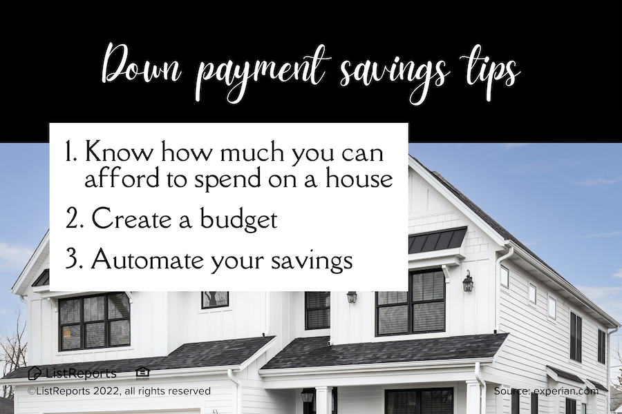 Down Payment Savings Tips