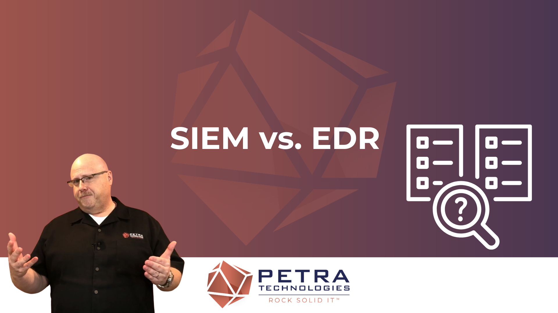 SIEM vs. EDR