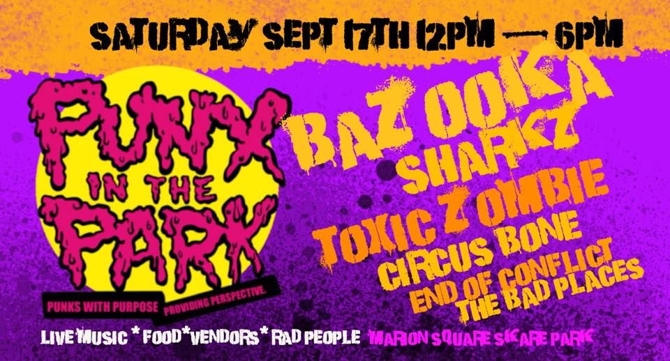 Punx In The Park, Sept. 17: Free live concert and resource event to benefit Marion and Polk Counties at-risk youth