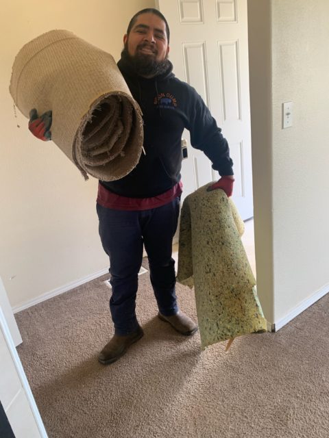 Need your carpet gone? No problem. Bison dump has