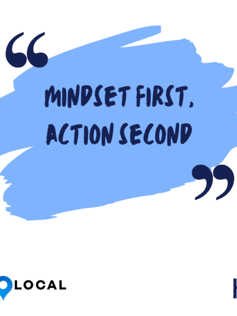 Don't just think about it, do it.You
