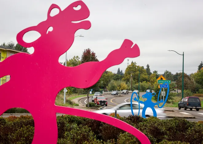 Keizer's Roundabout Featured in Salem Statesman Journal's weekly series, "Why is that?"