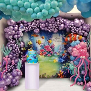 Under the Sea-themed Balloon Decoration. 