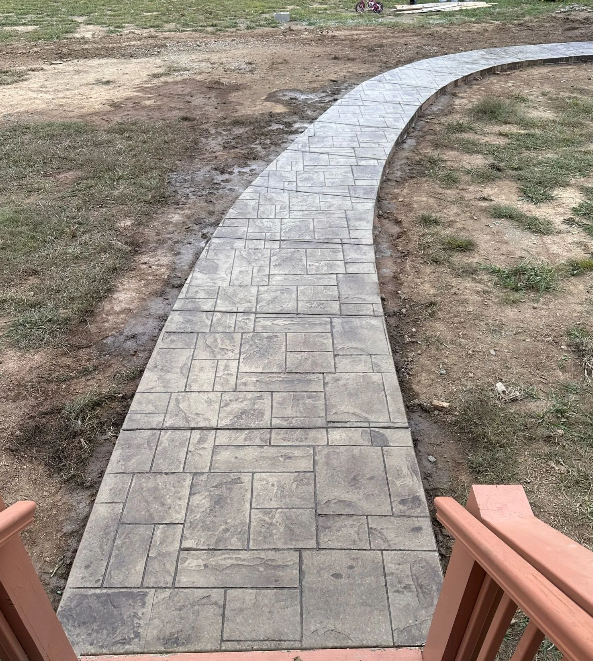 stamped concrete walkway murfreesboro