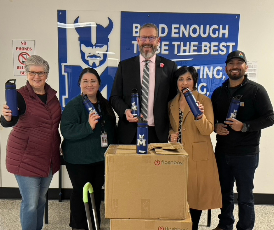 New partnership supplies reusable water bottles for McNary students