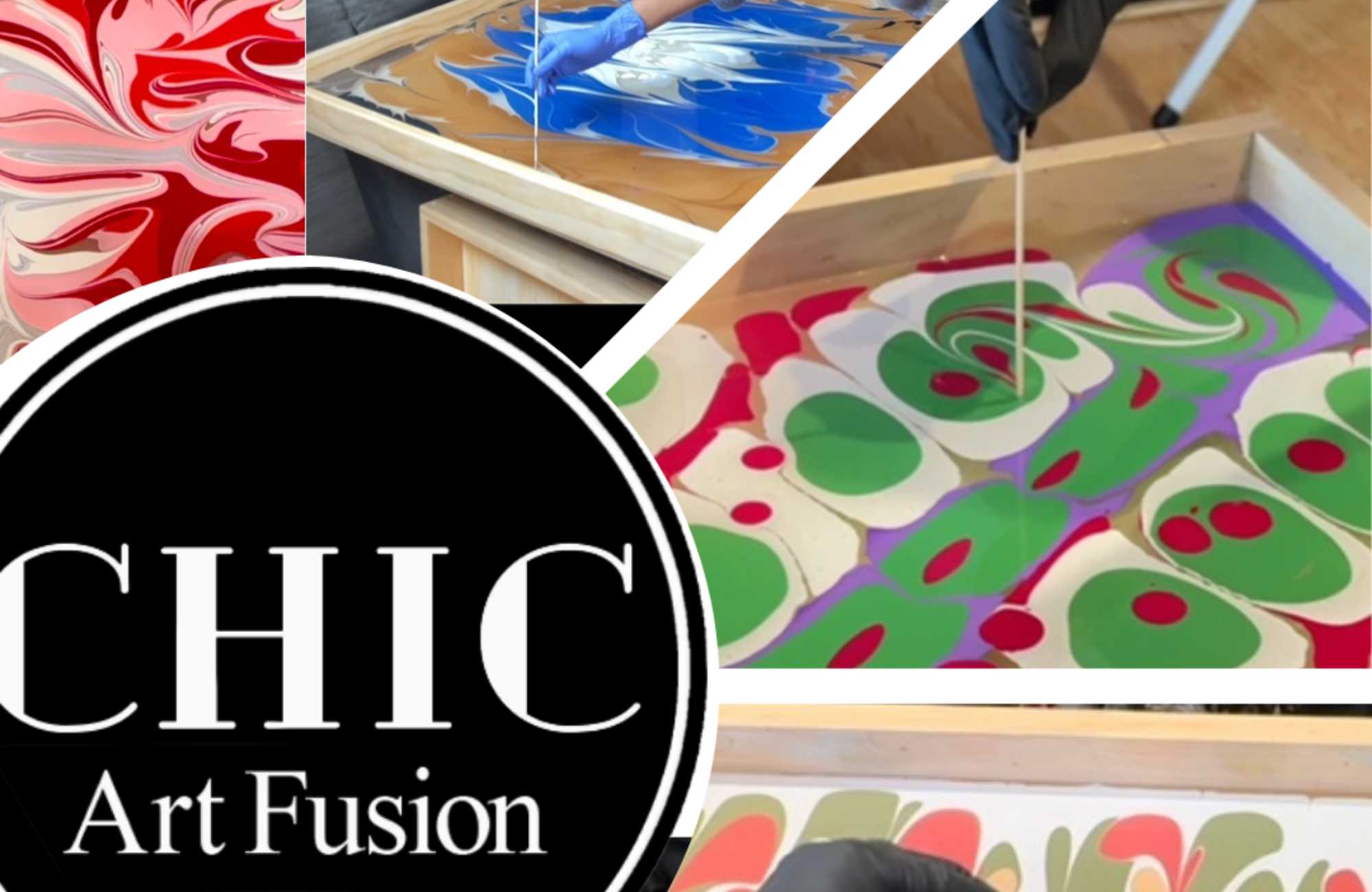 Discovering the Magic of Water Marbling with Chic Art Fusion