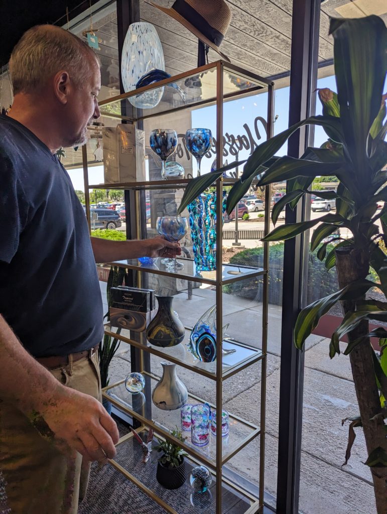 Glass creations at Hawaii Fluid Art in Omaha, Nebraska.