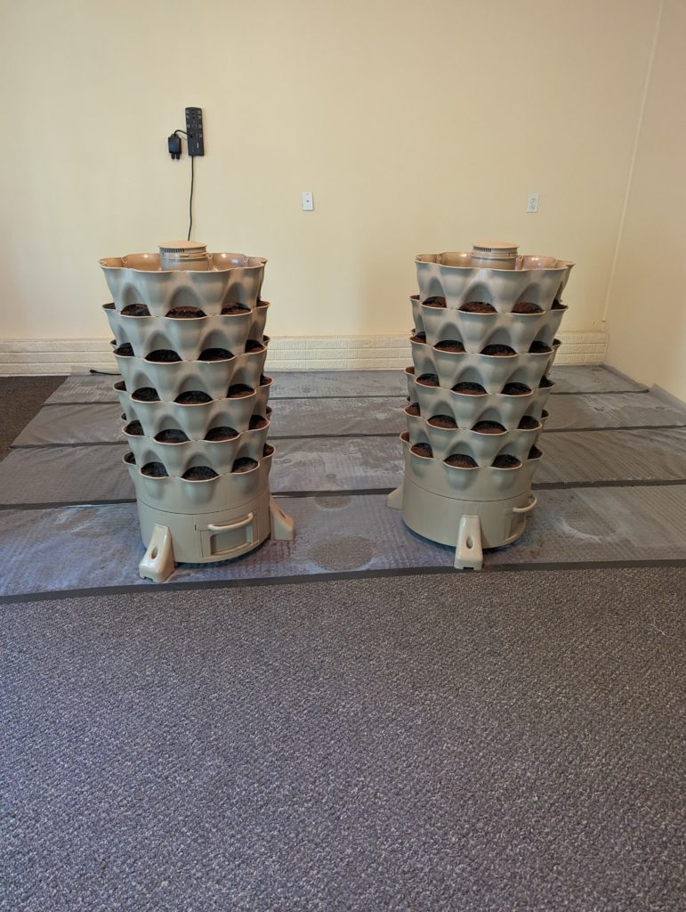 Image of composting towers