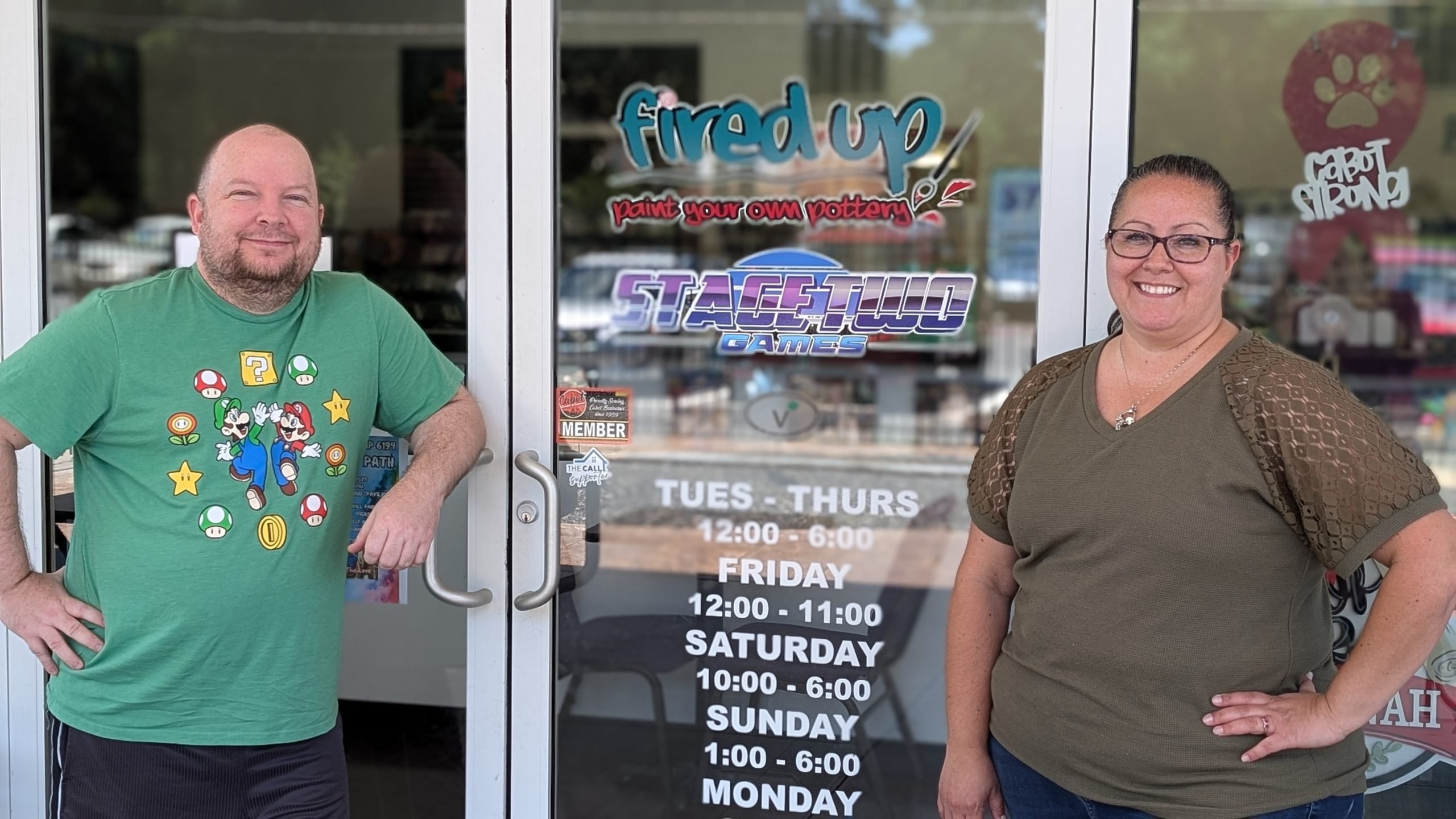 Fired Up and Stage 2 Games: A Unique Duo in Cabot's Local Business Scene