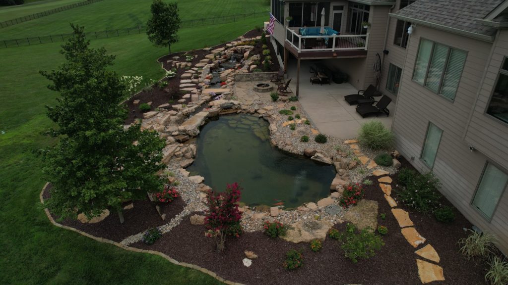 koi pond contractor highland il