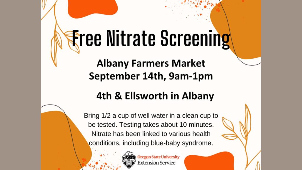 free nitrate screening Albany Oregon