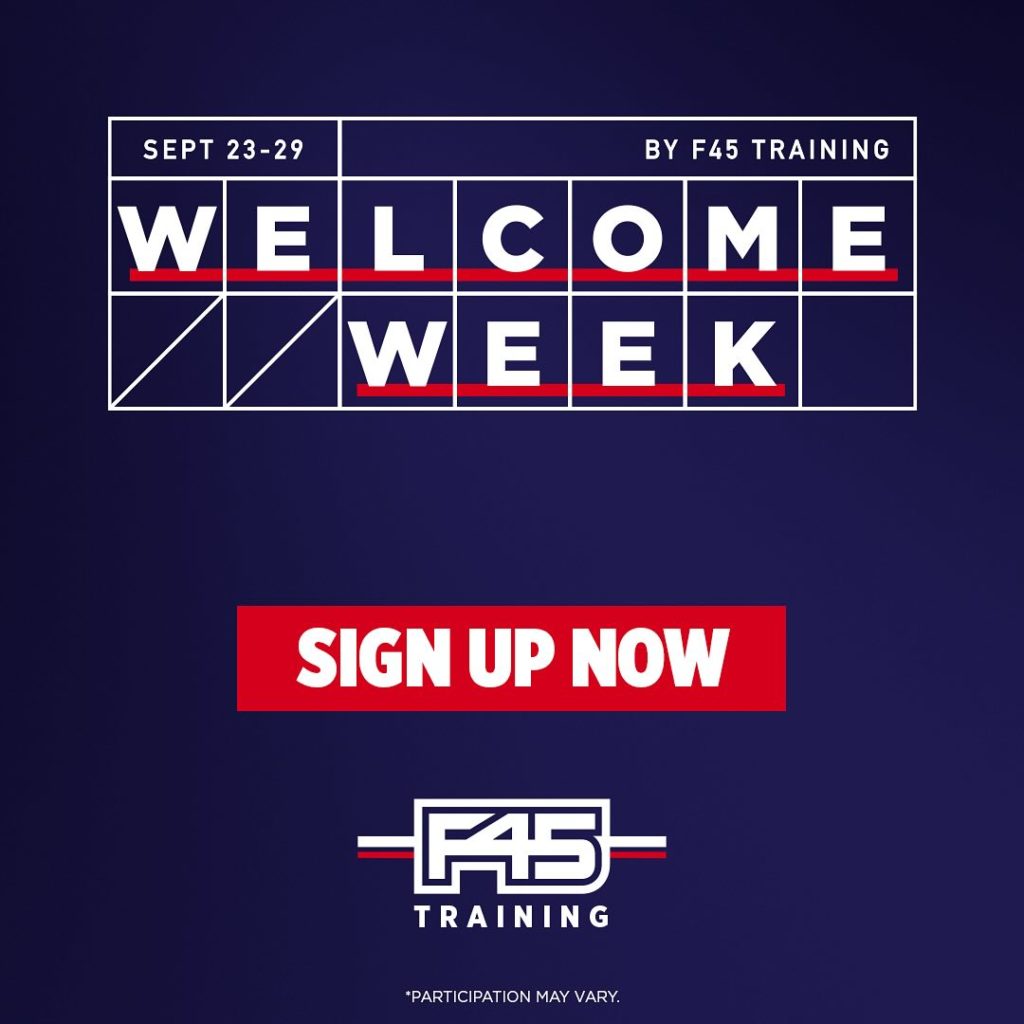 F45 welcome week Albany Oregon