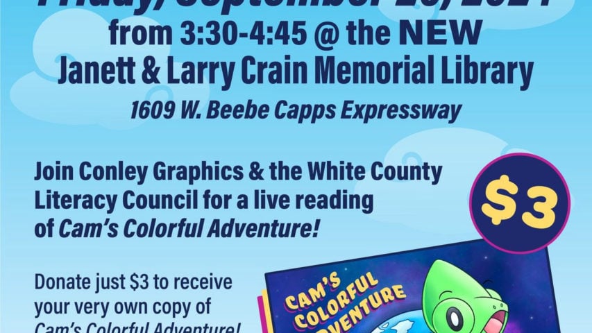 Join Conley Graphics and the White County Literacy Council for a Fun-Filled Fundraiser!