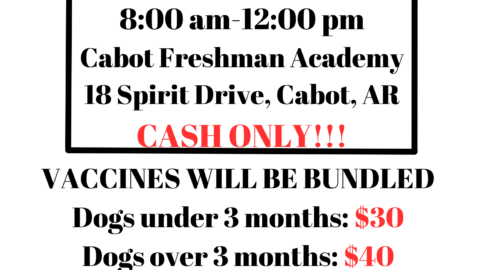 Cabot Animal Support Services Hosts Low-Cost Drive-Thru Vaccine Clinic