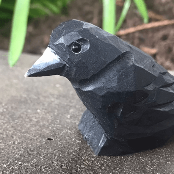 Carved Blackbird