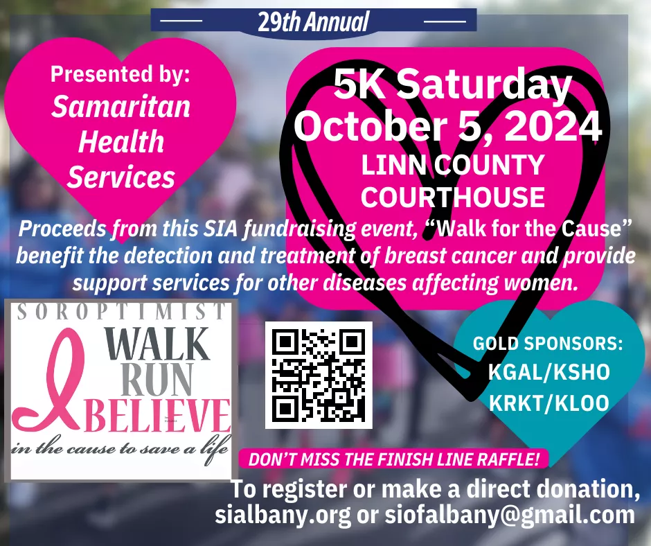 29th annual walk for the cause albany Oregon 