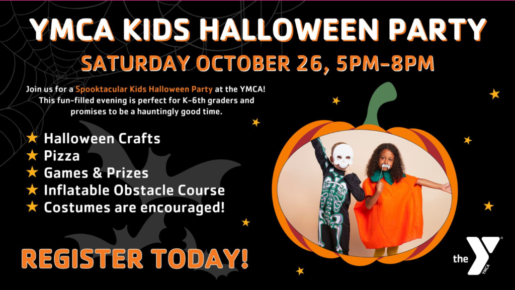 YMCA kids halloween party Albany Oregon