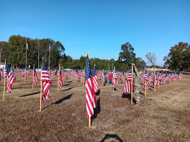 Cabot Lions Club to Host Field of Honor Flag Display This November