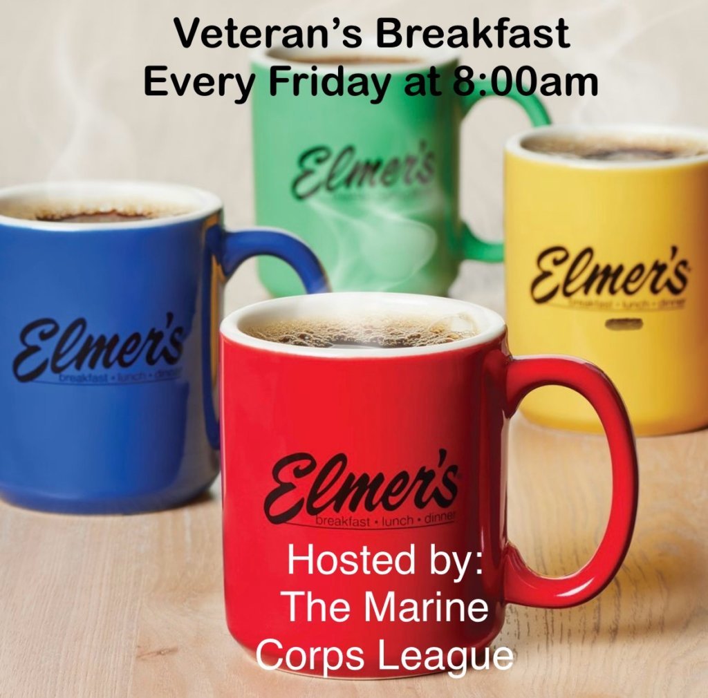 Veteran's Breakfast at Elmer's Restaurant 