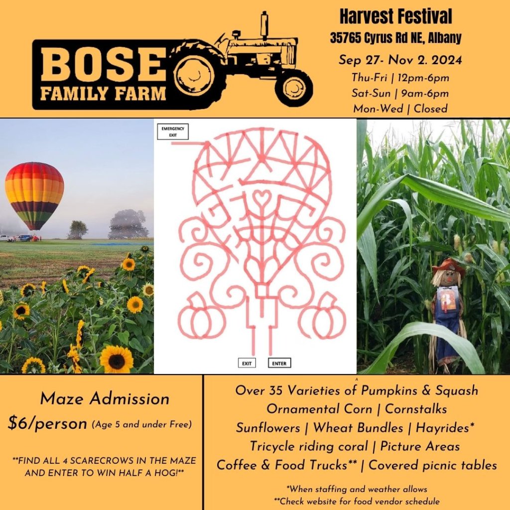 Bose Family Farm Harvest Festival Albany Oregon 