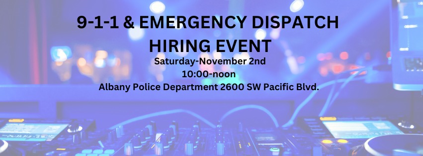 911 & Emergency Dispatch hiring event