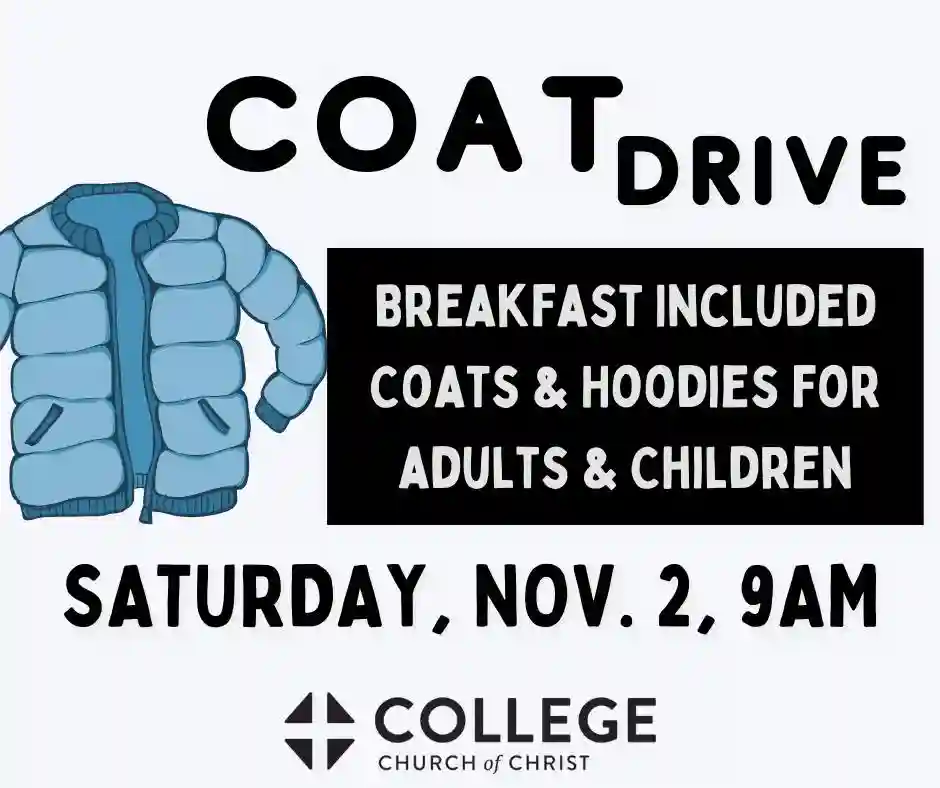 Annual Coat Drive at College Church of Christ in Searcy, AR