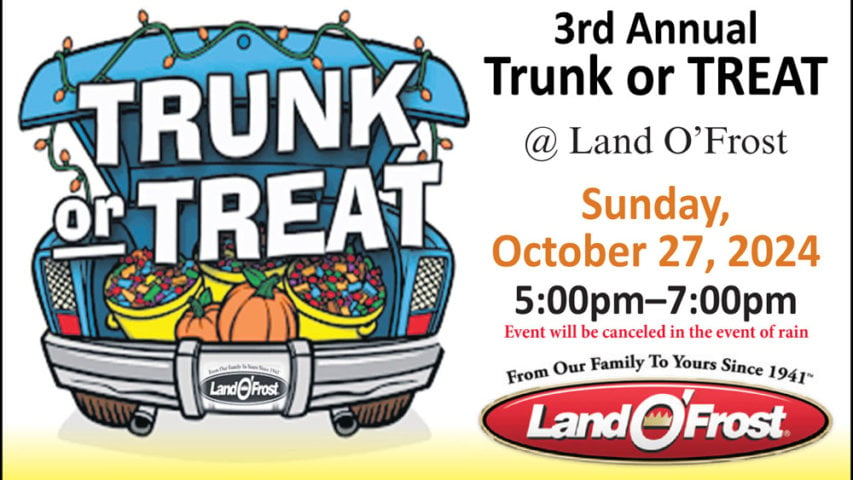 3rd Annual Trunk or Treat at Land O’ Frost: A Family-Friendly Event