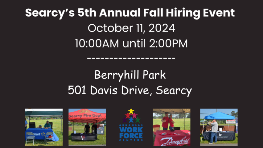 Searcy’s 5th Annual Fall Hiring Event: A Great Opportunity for Job Seekers and Businesses