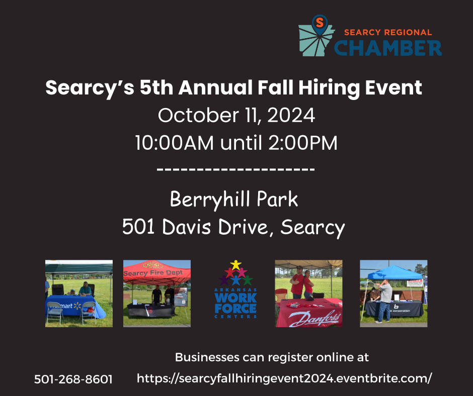 Searcy’s 5th Annual Fall Hiring Event: A Great Opportunity for Job Seekers and Businesses