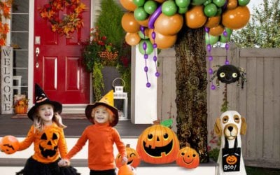 Welcome trick-or-treaters with this up to 9