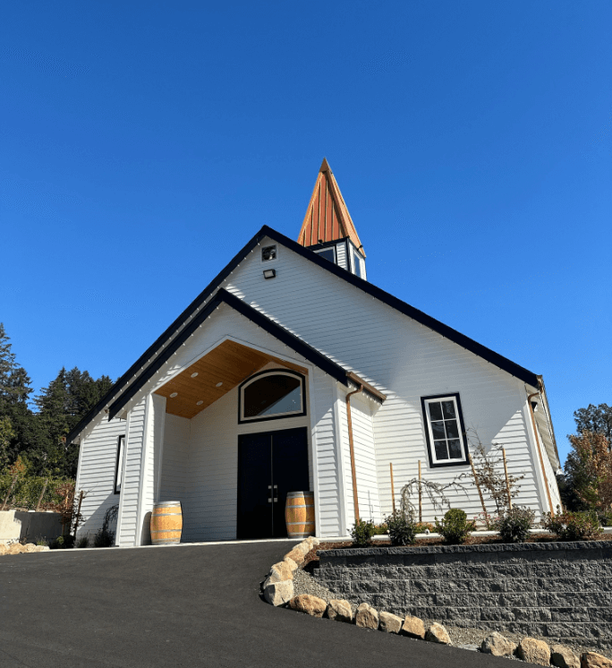 front entrace to chapel