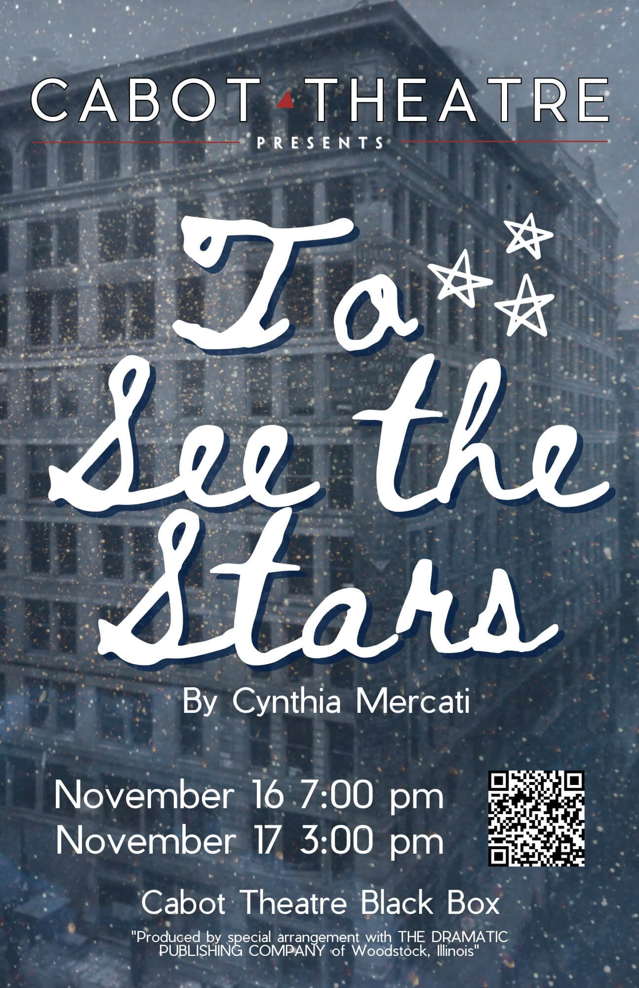 Cabot Theatre Presents “To See the Stars” – A Powerful Story of Courage and Resilience