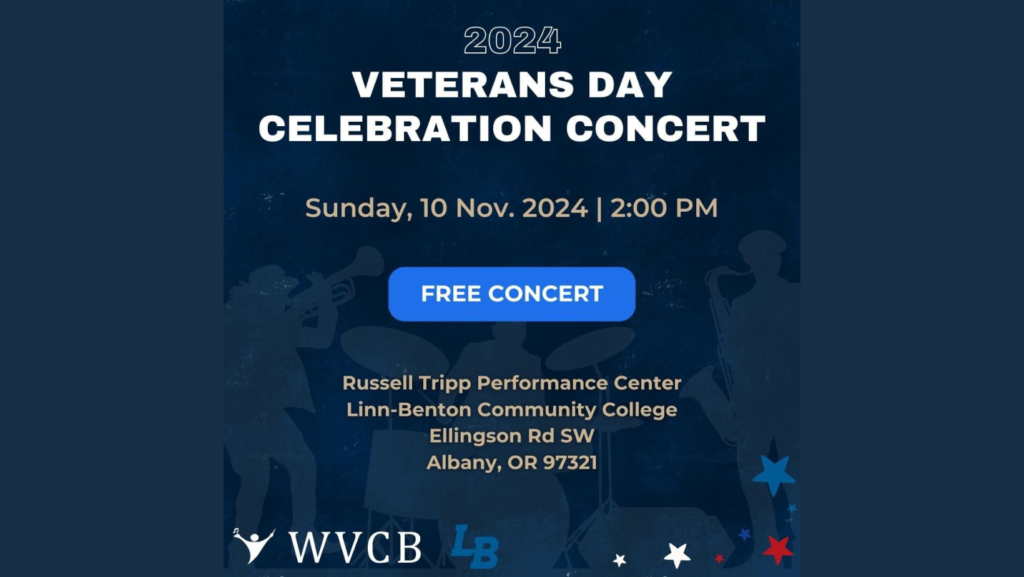 Veterans Day celebration concert albany oregon