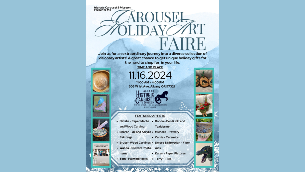 Carousel Holiday Art Faire Albany Oregon