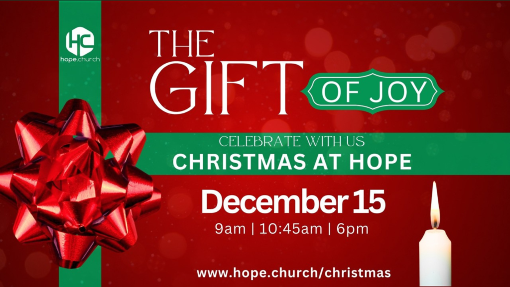 Christmas at Hope: Albany Oregon Hope Church