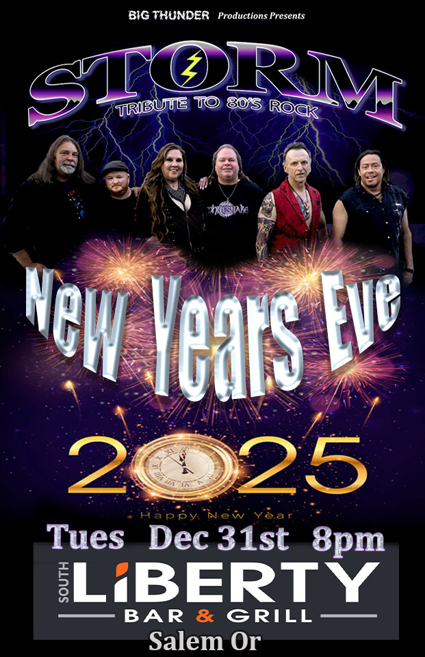 Storm 80s Tribute Band NYE