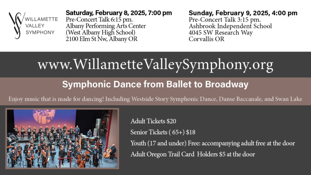 Willamette Valley Symphony Albany OR