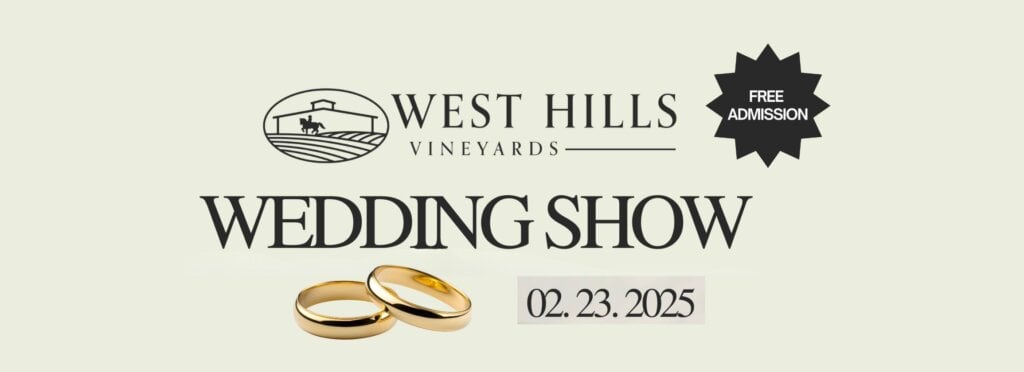 west hills vineyards wedding show