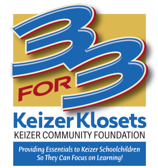 Keizer Community Foundation launches 3 For 3 Campaign