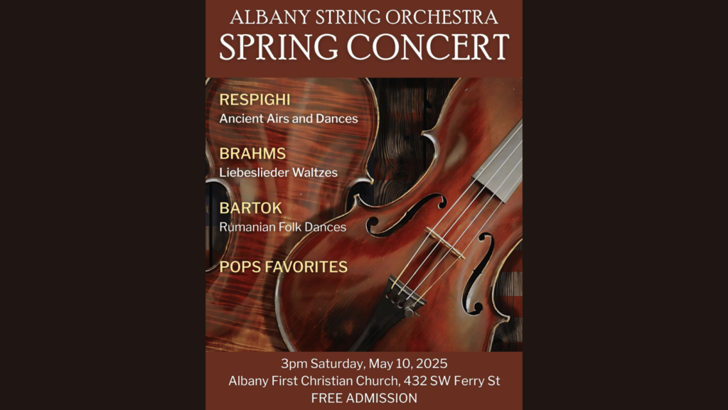 Albany String Orchestra Spring Concert