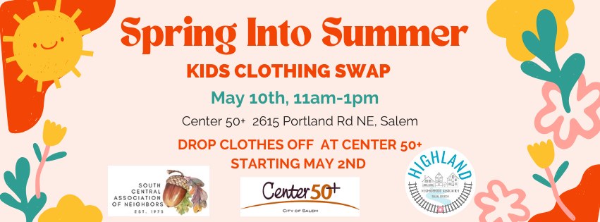 spring into summer clothing swap